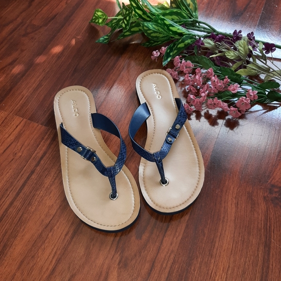 ALDO Blue SANDAL - Picture 3 of 10